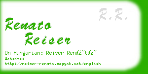 renato reiser business card